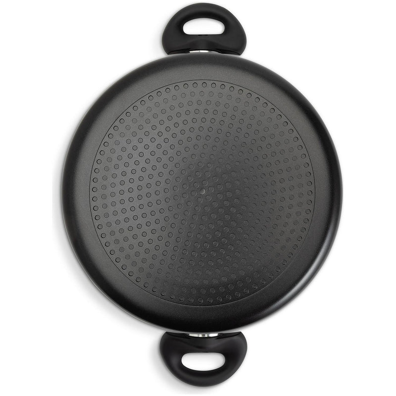 Habitat 24cm Aluminium Stockpot - Black