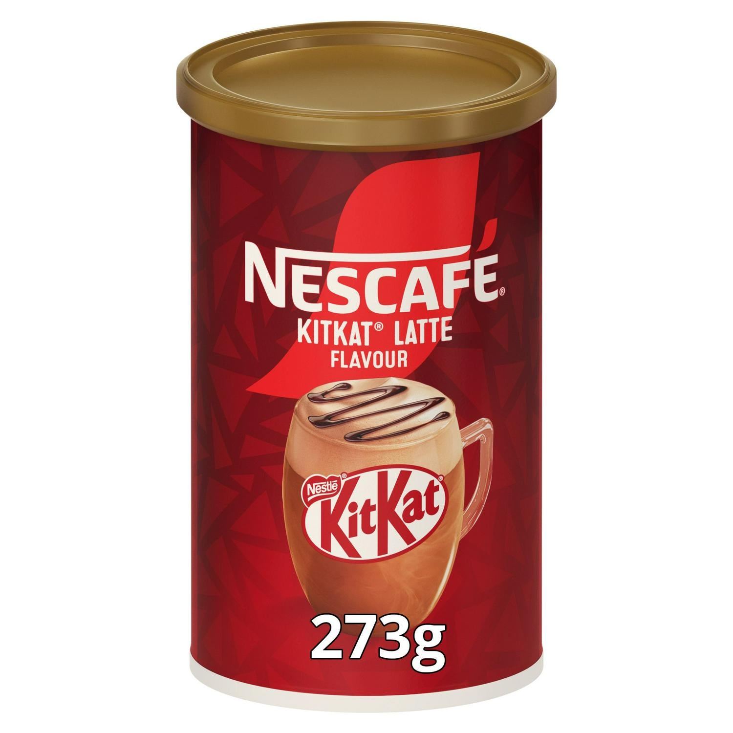 Nescafe KitKat Latte coffee tub 273g, imported from the UK