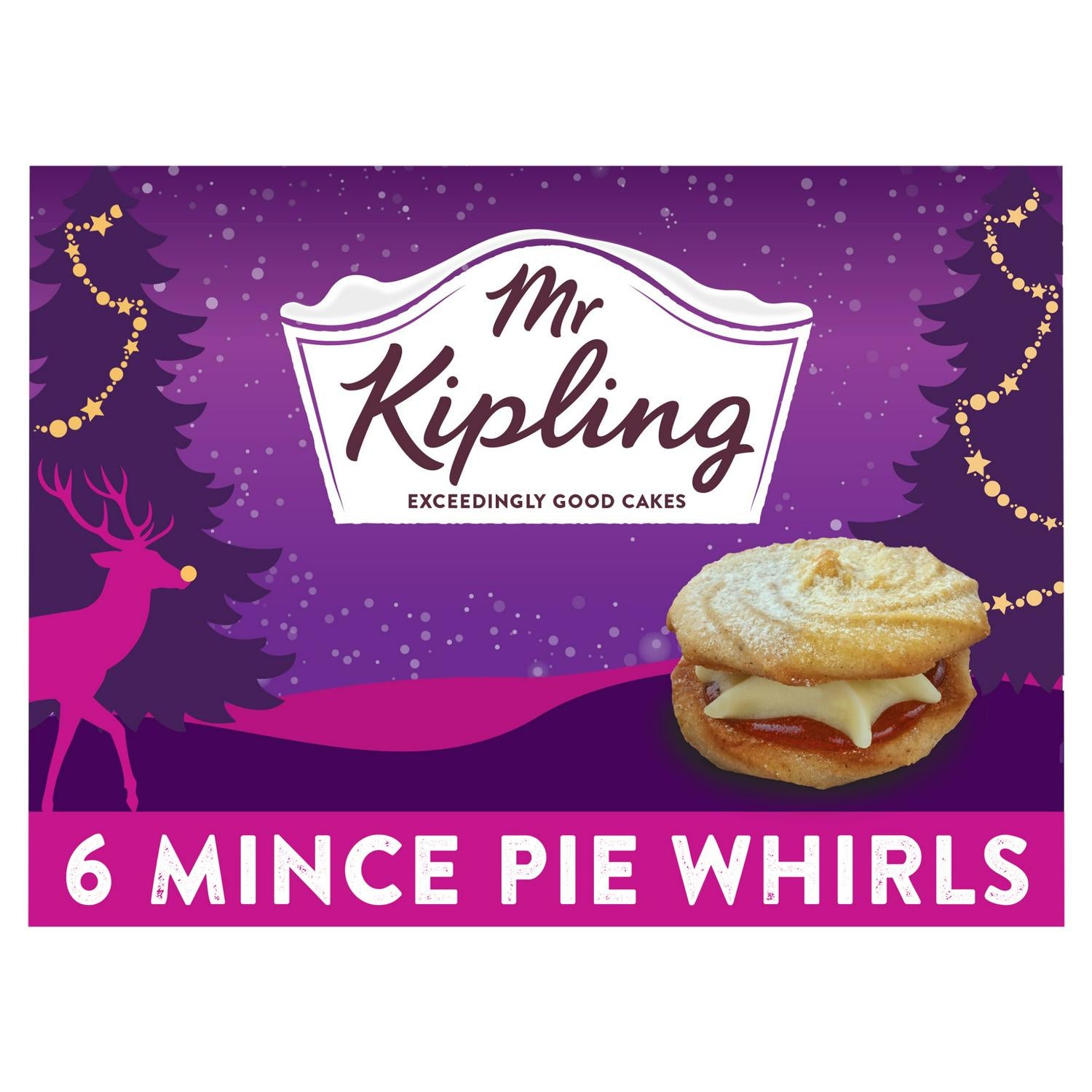 Spiced Shortcake Whirls with Mincemeat and Brandy Flavor Creme Pack of 6