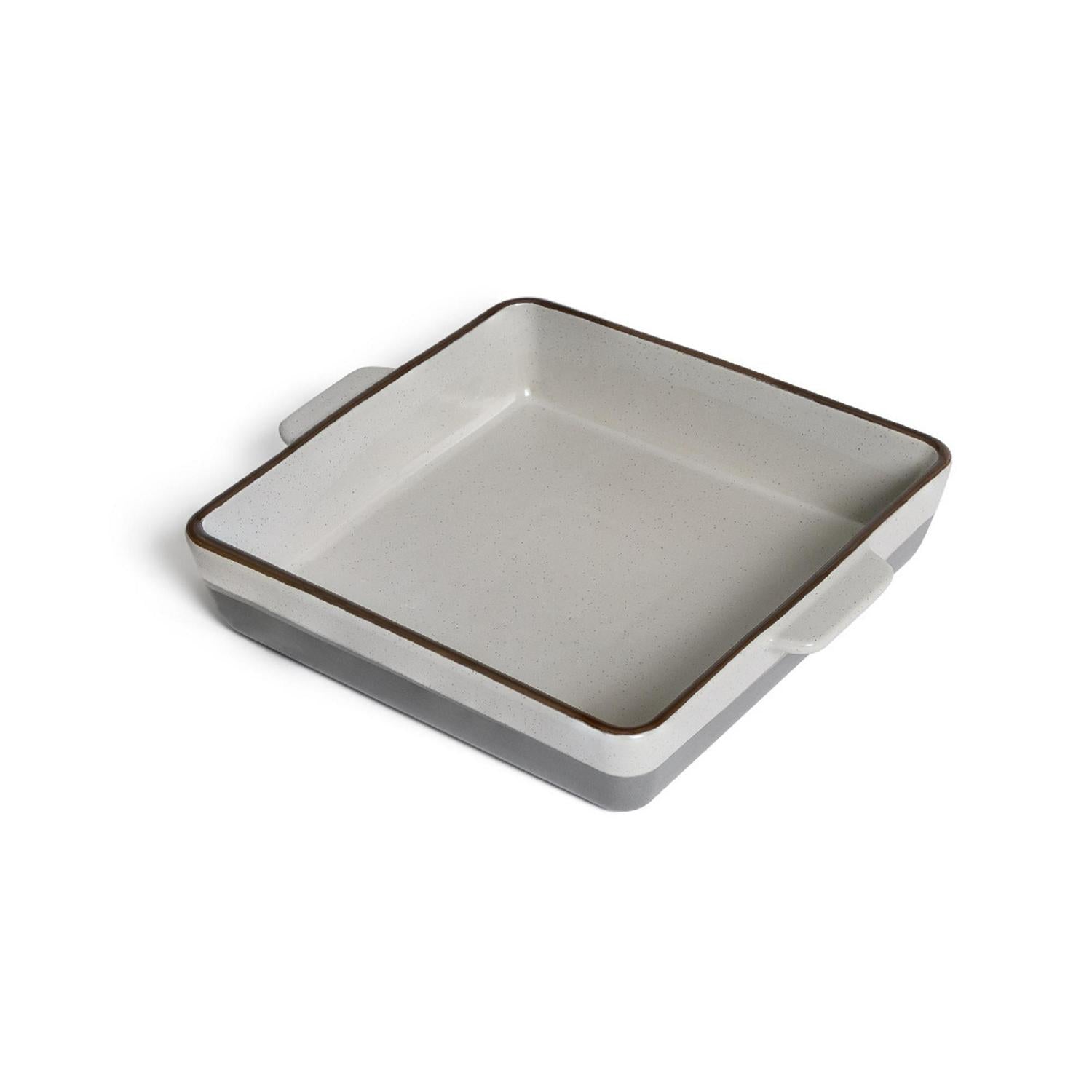 Habitat Speckle square ceramic roaster grey 27cm, UK version