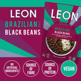 Leon Brazilian Style Black Beans Meal 250g pouch, UK version