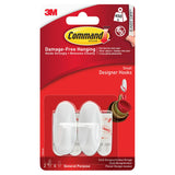 Command adhesive hooks white small - British product