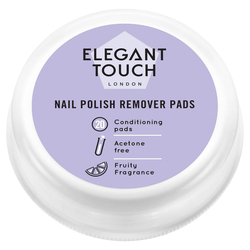 Elegant Touch Nail Remover Pads x20 - British product