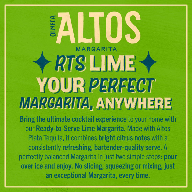 Olmeca Altos Margarita Classic Lime 750ml, UK version