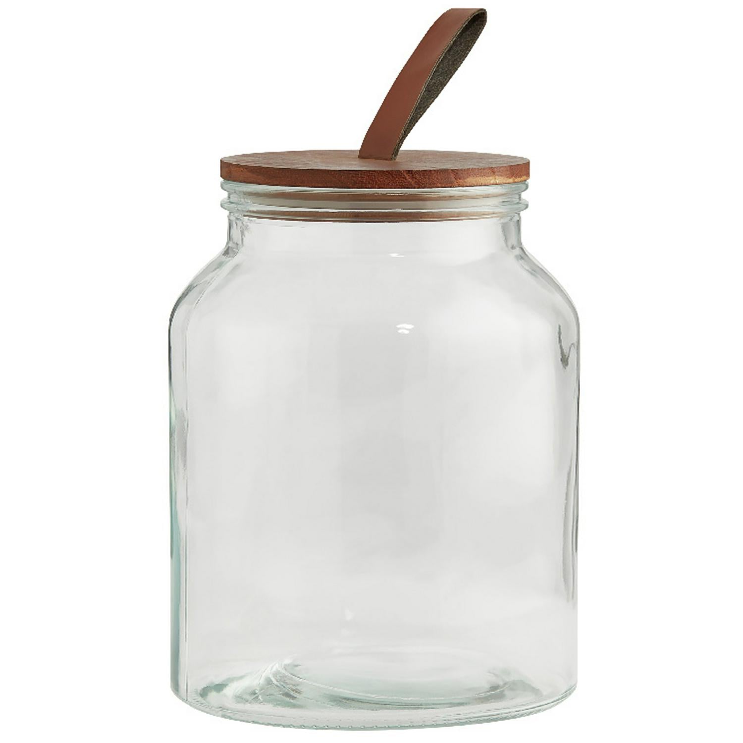 Habitat glass storage jar with wooden lid 3L, UK version