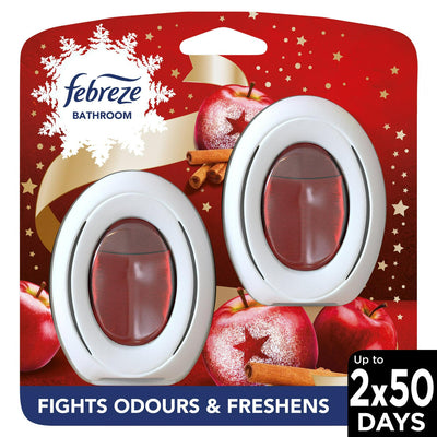 Sainsburys Continuous Bathroom Air Freshener with Spiced Apple Scent, 2-Pack- Kjøp online på McGrocer