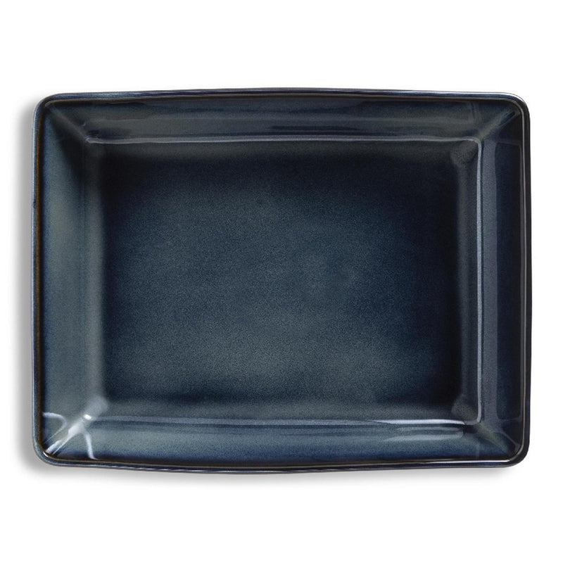 Habitat stoneware roaster navy blue 27cm x 21cm, UK version