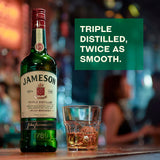 Jameson triple distilled blended Irish whiskey 35cl - British product