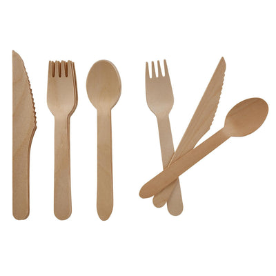 Sainsbury's Holz-Besteck Mix-Pack 24 Teile