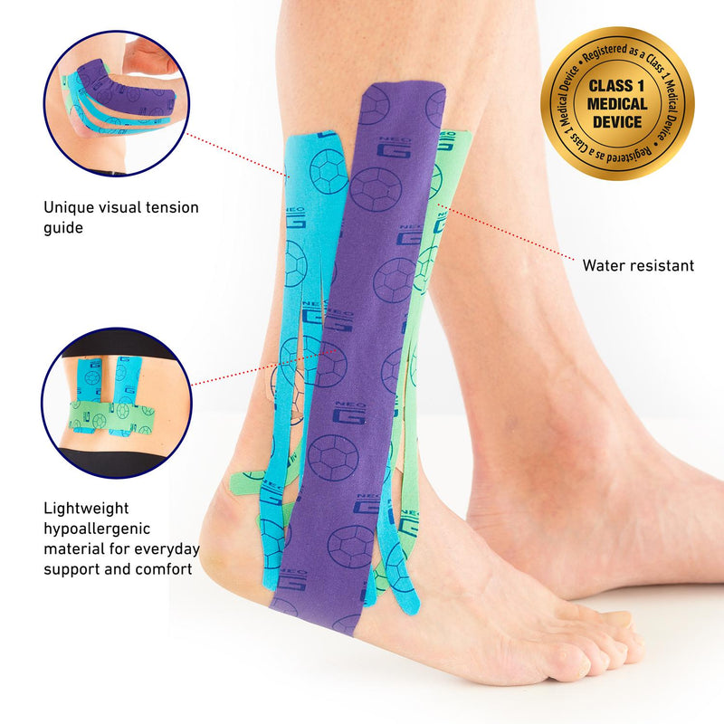 Neo G kinesiology support tape 5cm x 5m, imported from the UK