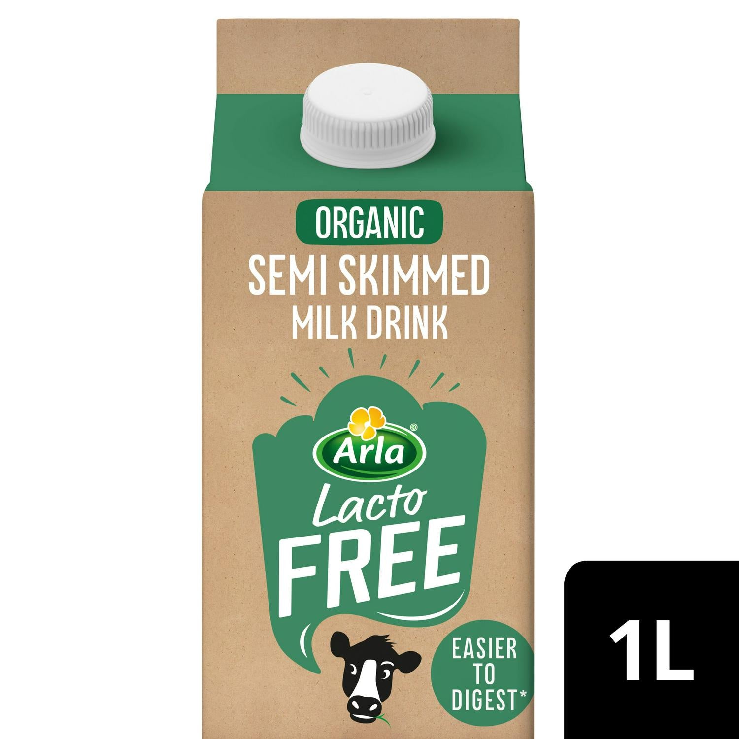 Arla Lactofree Organic Semi Skimmed Milk 1 Litre - British product