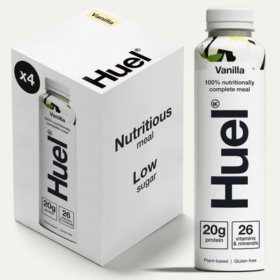 Sainsburys Remplacement de Repas Prêt à Boire Huel Vanille 4x500ml - Acheter en ligne sur McGrocer