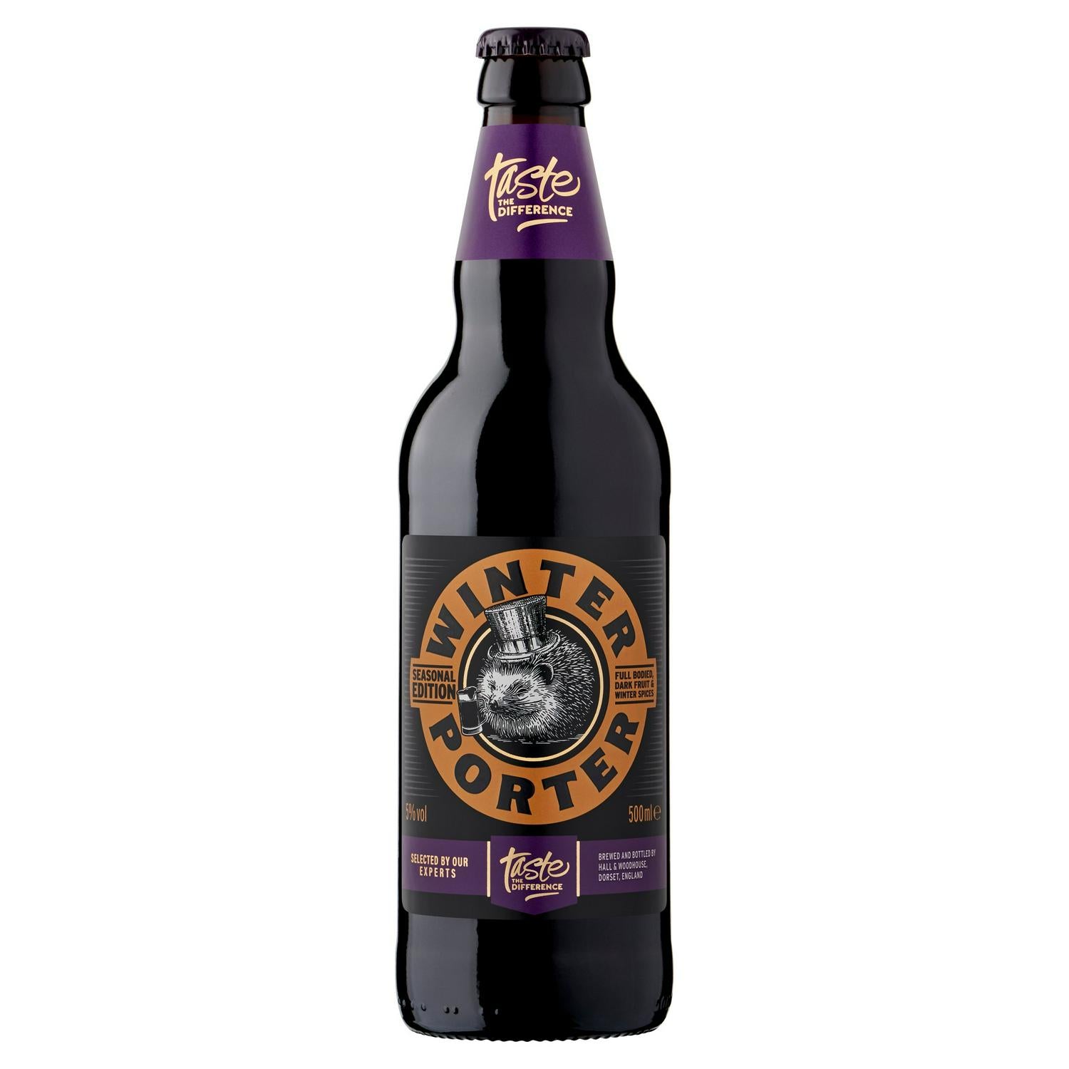 Winter Porter Beer with Spice and Dark Fruit Flavours, 500ml