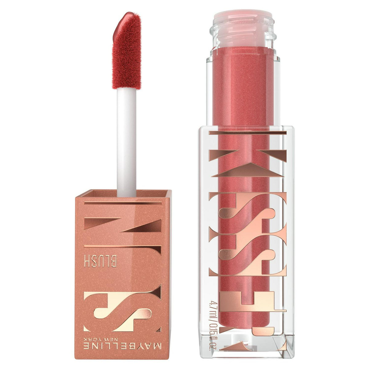 Maybelline liquid glow blush in shade City Sizzle, imported from the UK