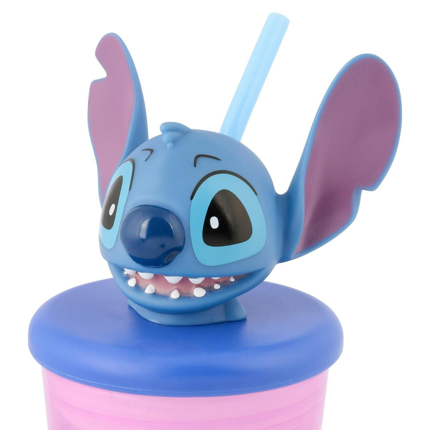 Disney Stitch 3D Head Cup Lilac 444ml - British product