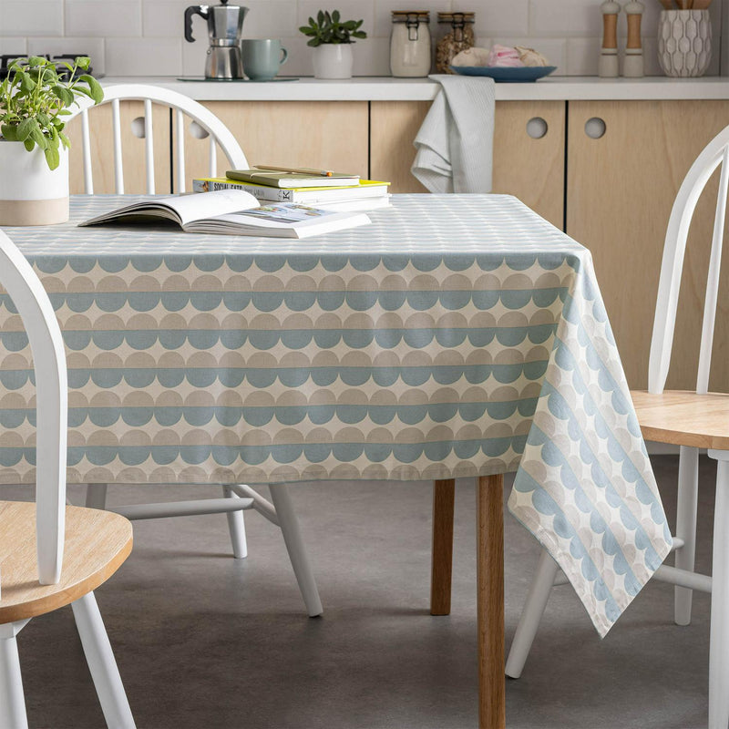 Habitat block print table cloth 140 x 180cm, UK version