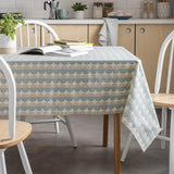 Habitat block print table cloth 140 x 180cm, UK version