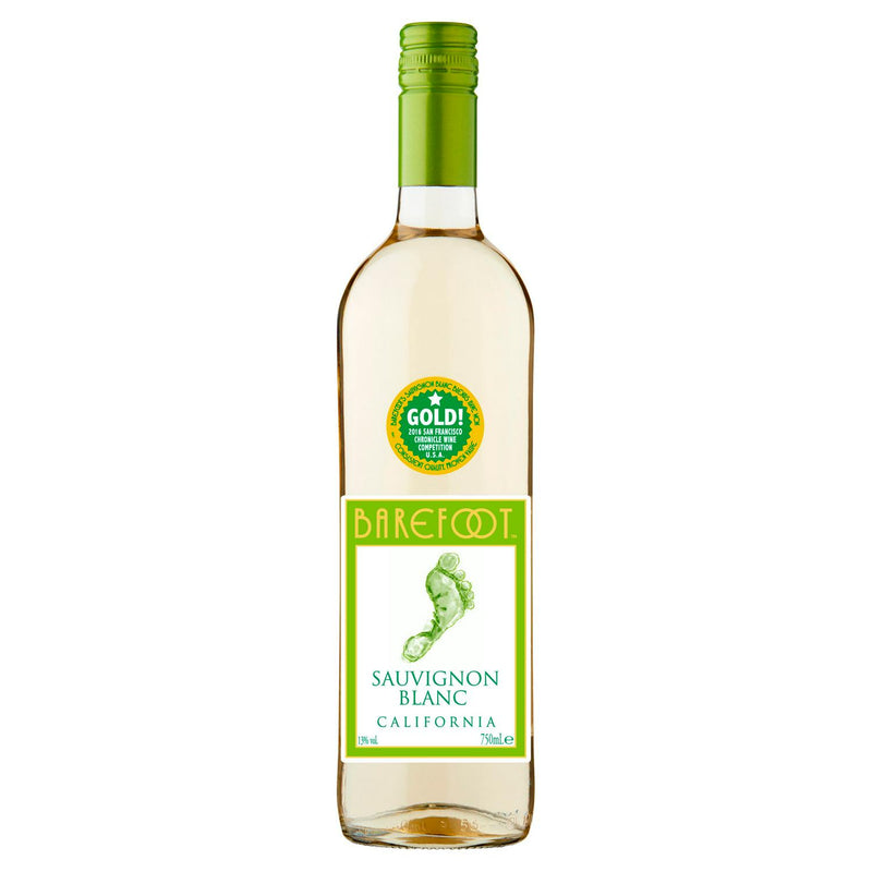 Barefoot Sauvignon Blanc white wine 75cl - British product