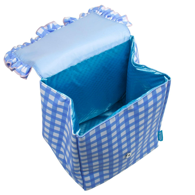 Smash gingham ribbon lunch bag - British product