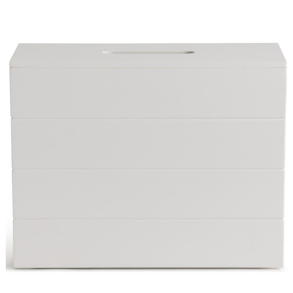 Sainsburys's Home tongue and groove toilet roll store white