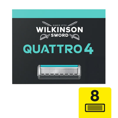 Sainsburys Titanium-Coated Razor Blade Refills with Aloe Vera and Jojoba Strip, Pack of 8- Buy online at McGrocer