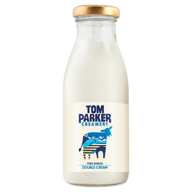 Tom Parker Creamery Free Range Double Cream 250ml (British brand)