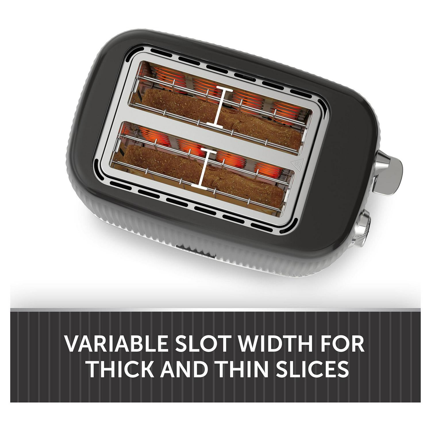 Breville Bold 2 Slice Toaster Black - British product
