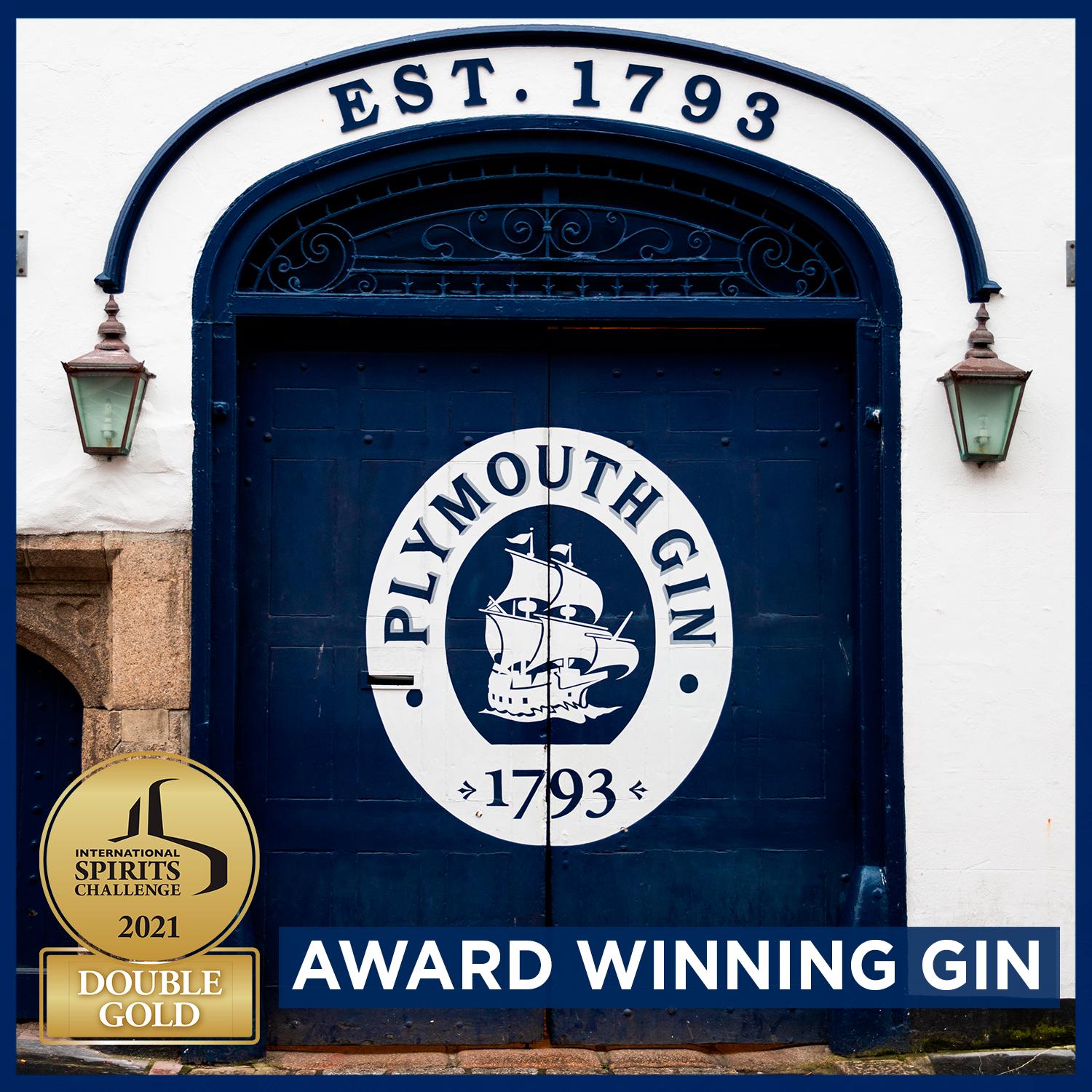 Plymouth original strength gin 70cl - British product
