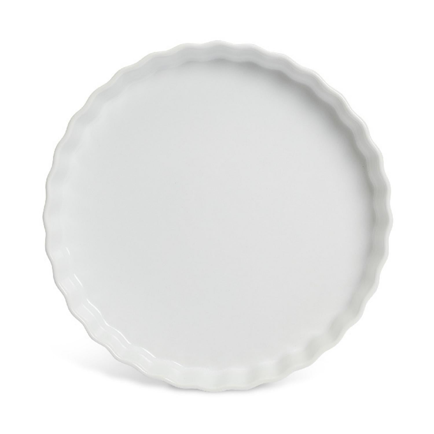 Habitat Riko porcelain pie dish cream 24cm, UK version
