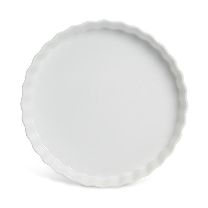 Habitat Riko porcelain pie dish cream 24cm, UK version