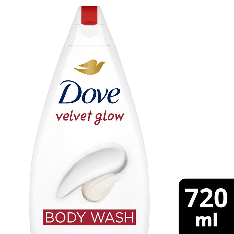 Dove Body Wash Velvet Glow 720ml - British product