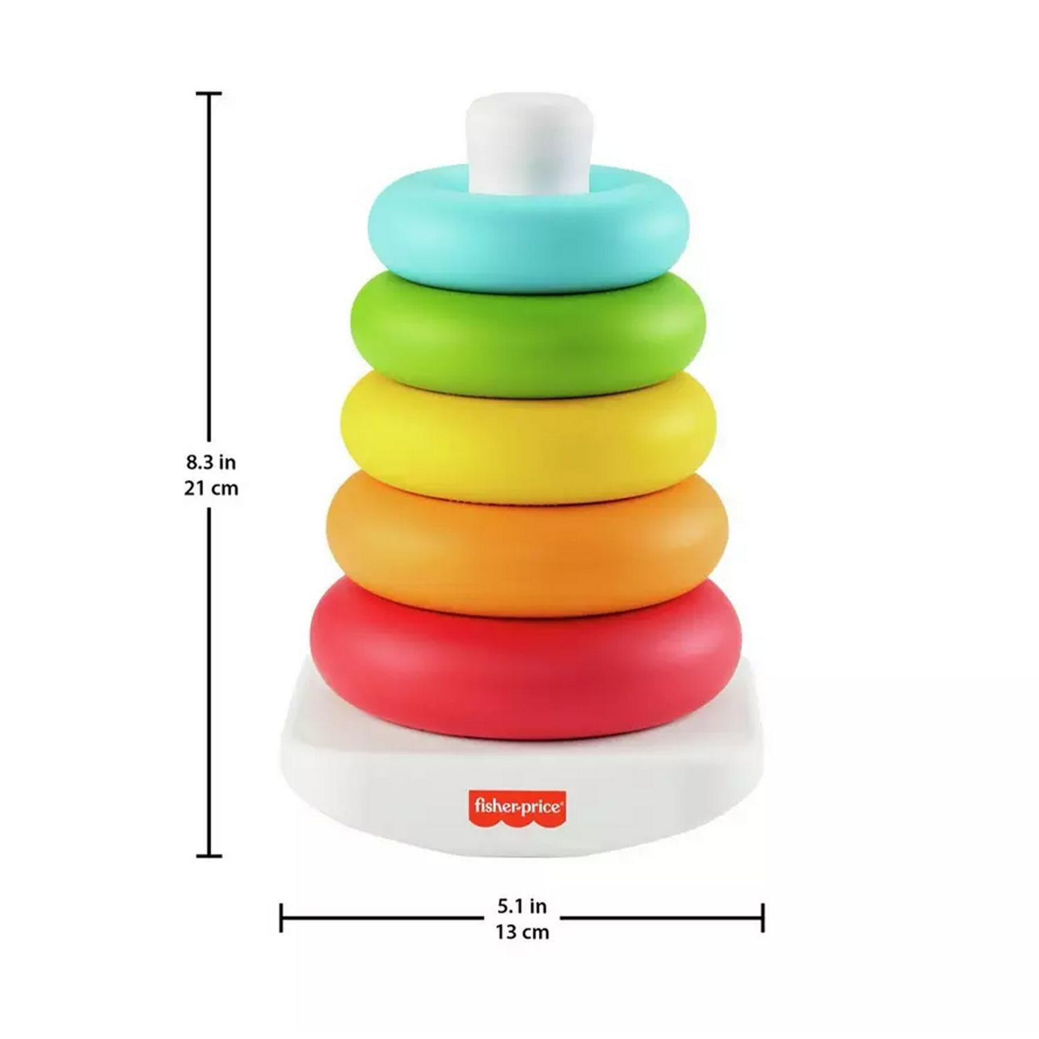 Fisher-Price Rock-a-Stack Rings Baby Stacking Toy - British product