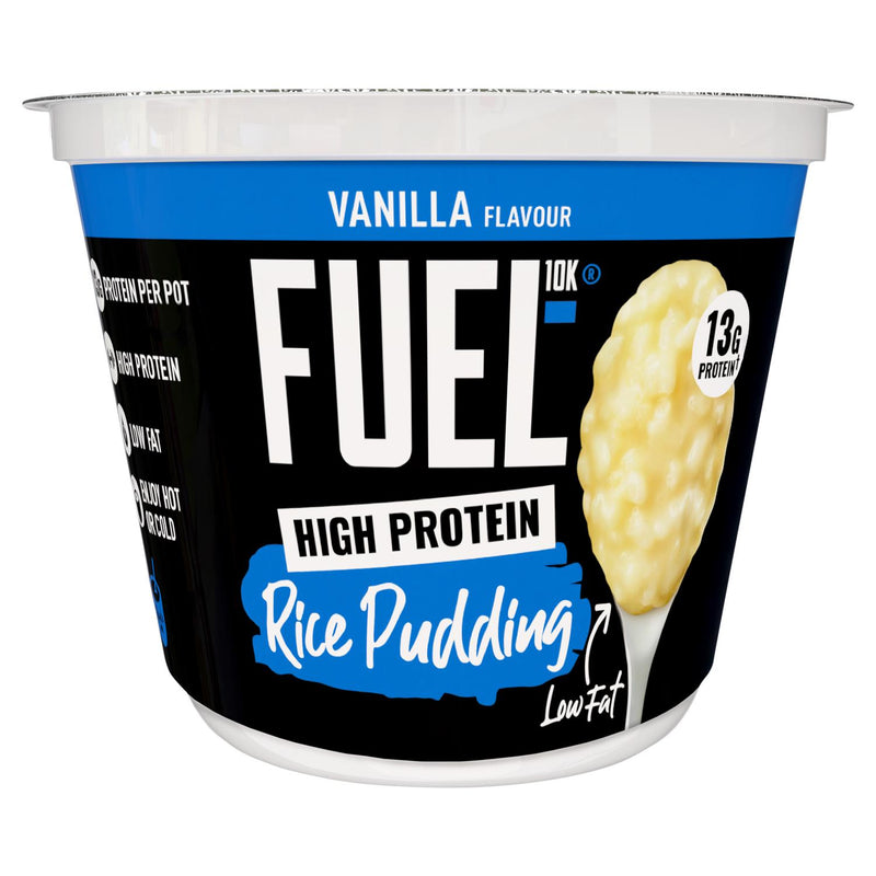 Fuel10K vanilla rice pudding snack pot 210g - British product