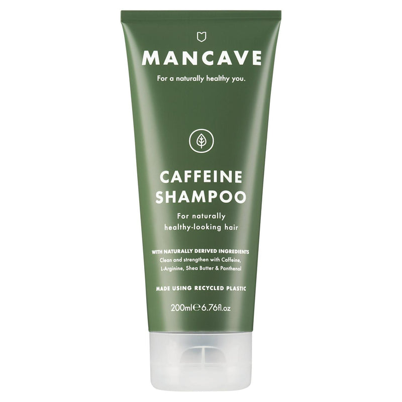 ManCave Caffeine Shampoo 200ml, imported from the UK