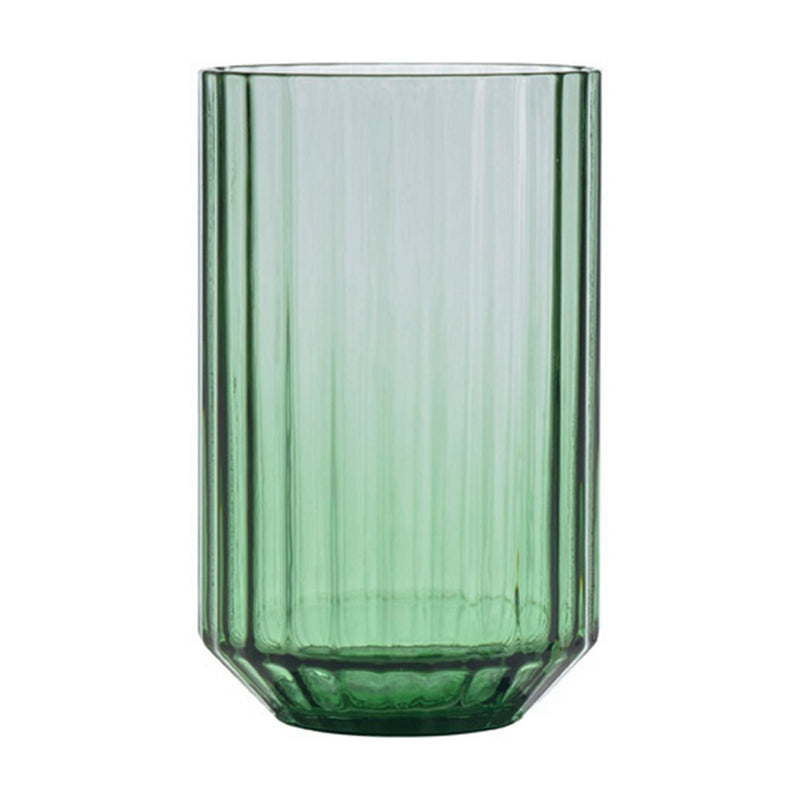 Habitat wide ribbed tumbler green 250ml, UK version