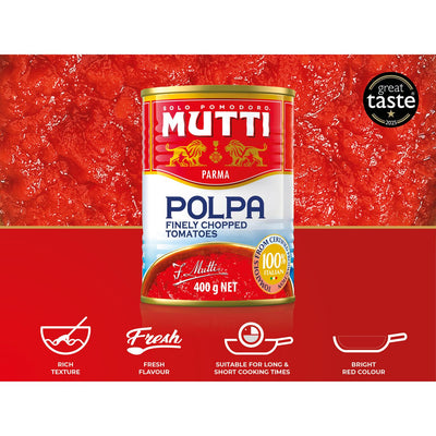Mutti Fein gehackte Tomaten Dose 400g