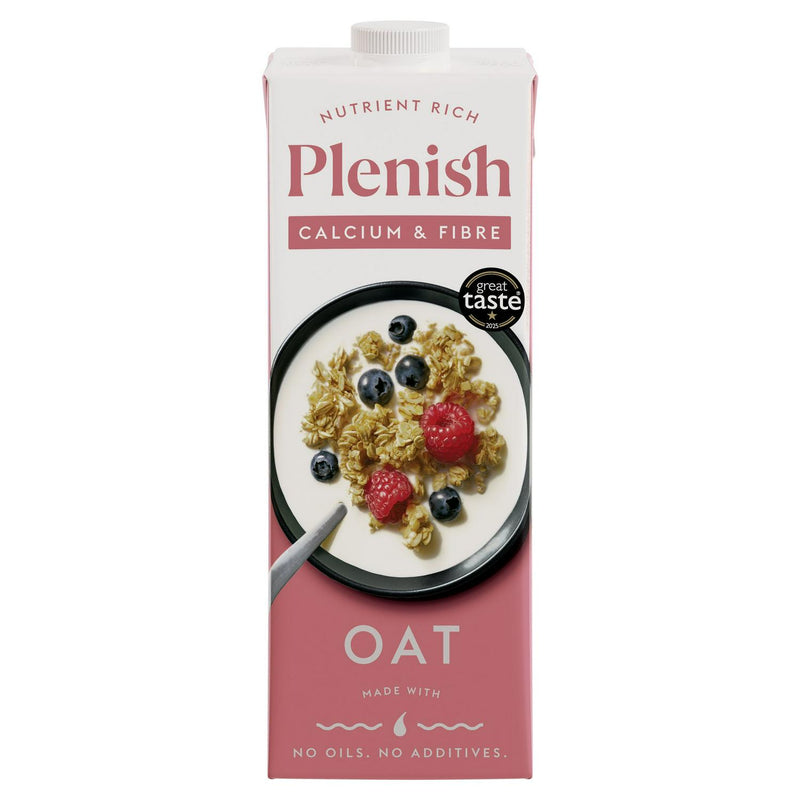Plenish oat drink with added calcium and vitamins 1L, UK version