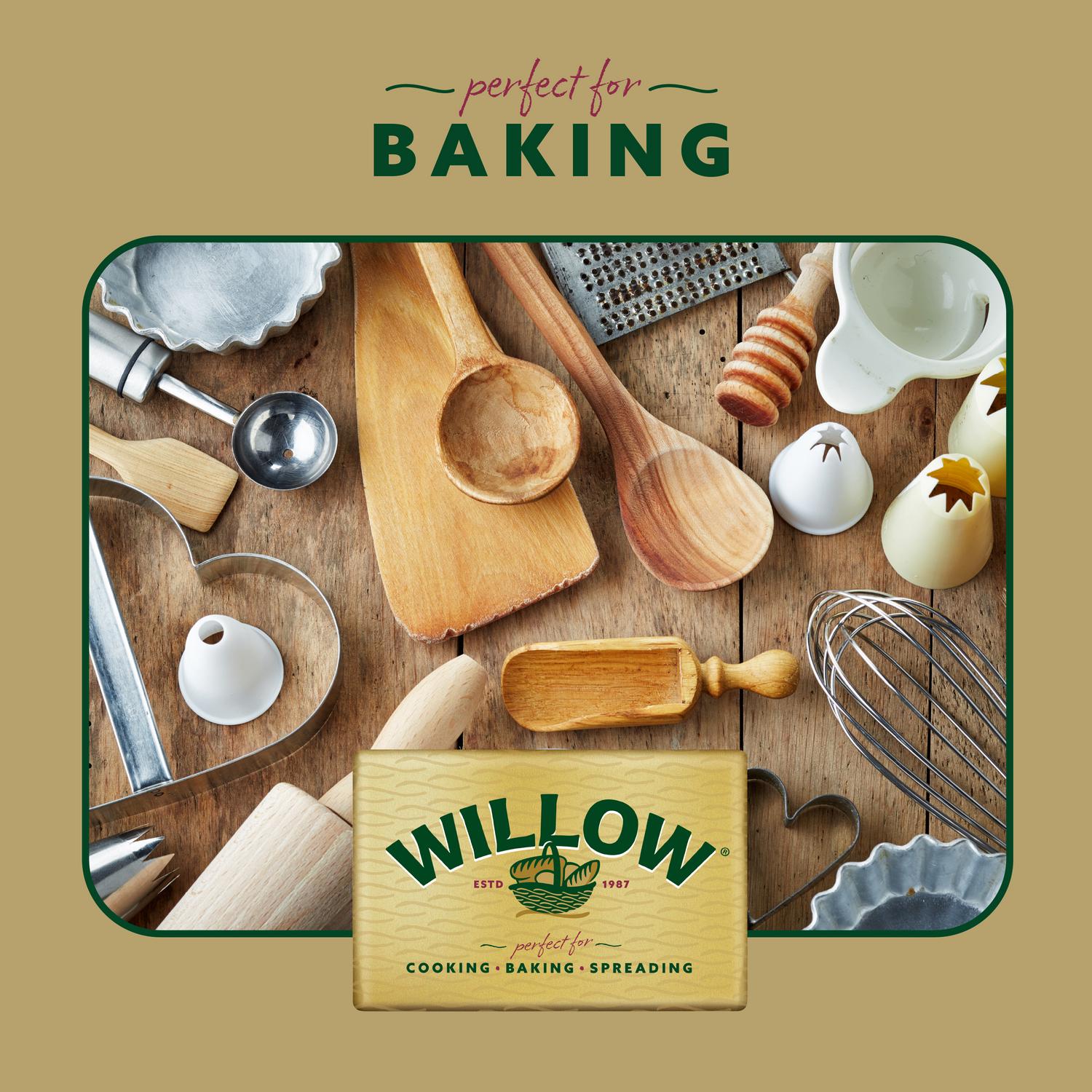 Willow Block Alternative Butter Vegetable Fat Spread 200g (British brand)