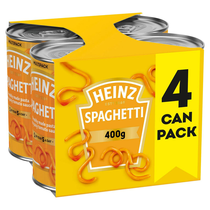 Heinz Spaghetti Tomato Sauce 4x400g, UK version