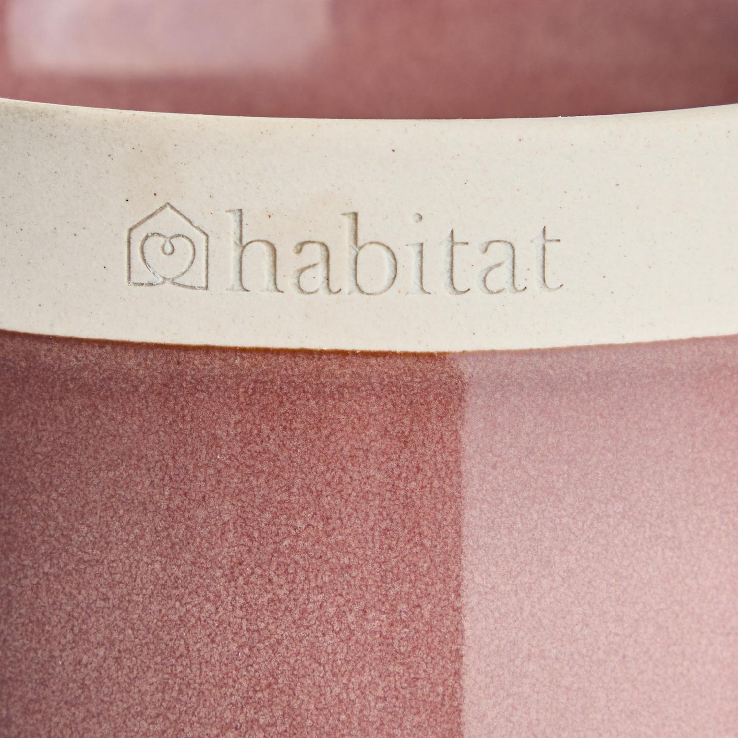 Habitat small ceramic scented candle in patchouli and plum, 110g, UK version