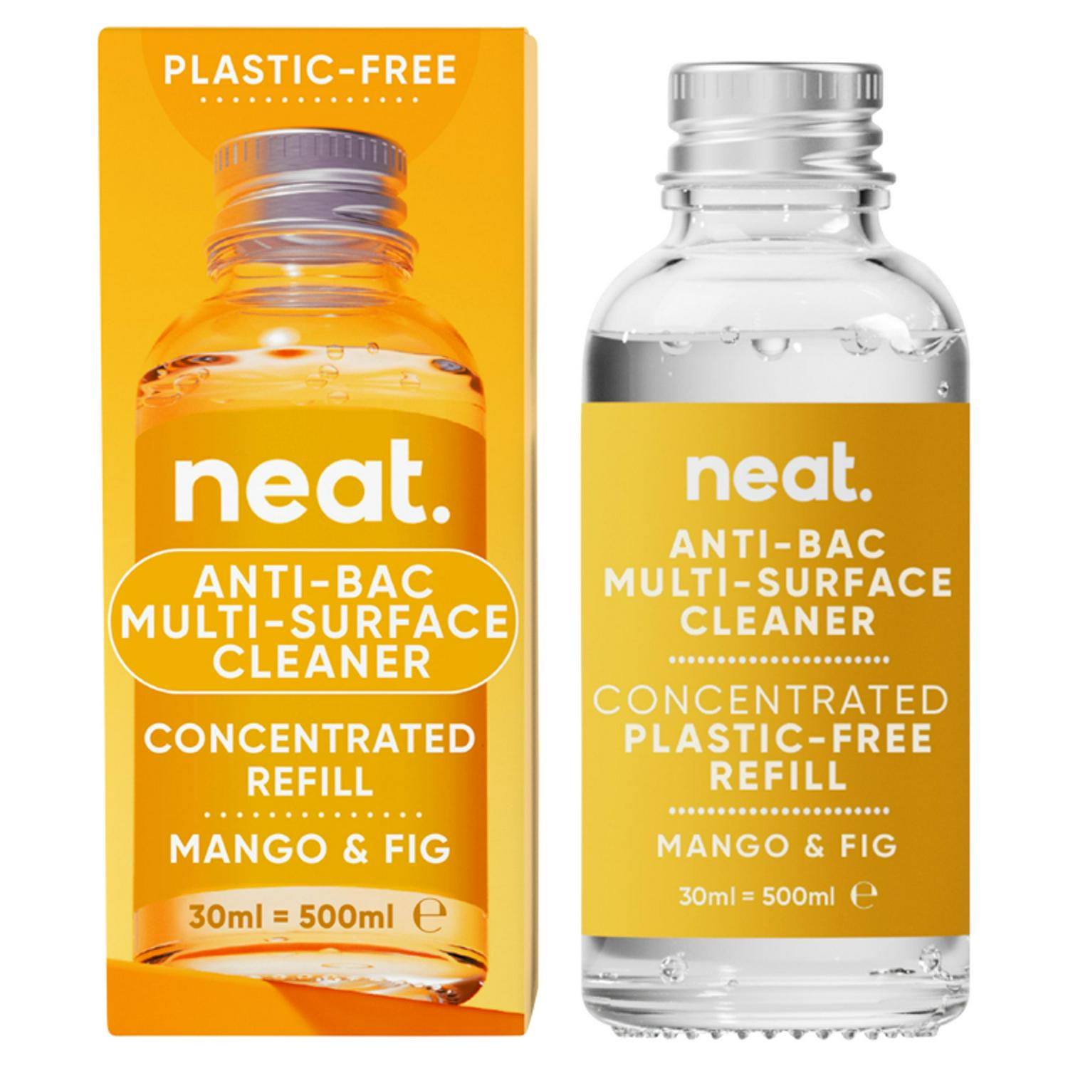 neat. Surface Cleaner Mango & Fig 30ml, imported from the UK