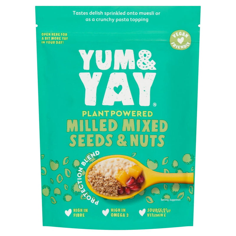 Yum & Yay Nutty Milled Mixed Seeds 180g (British brand)