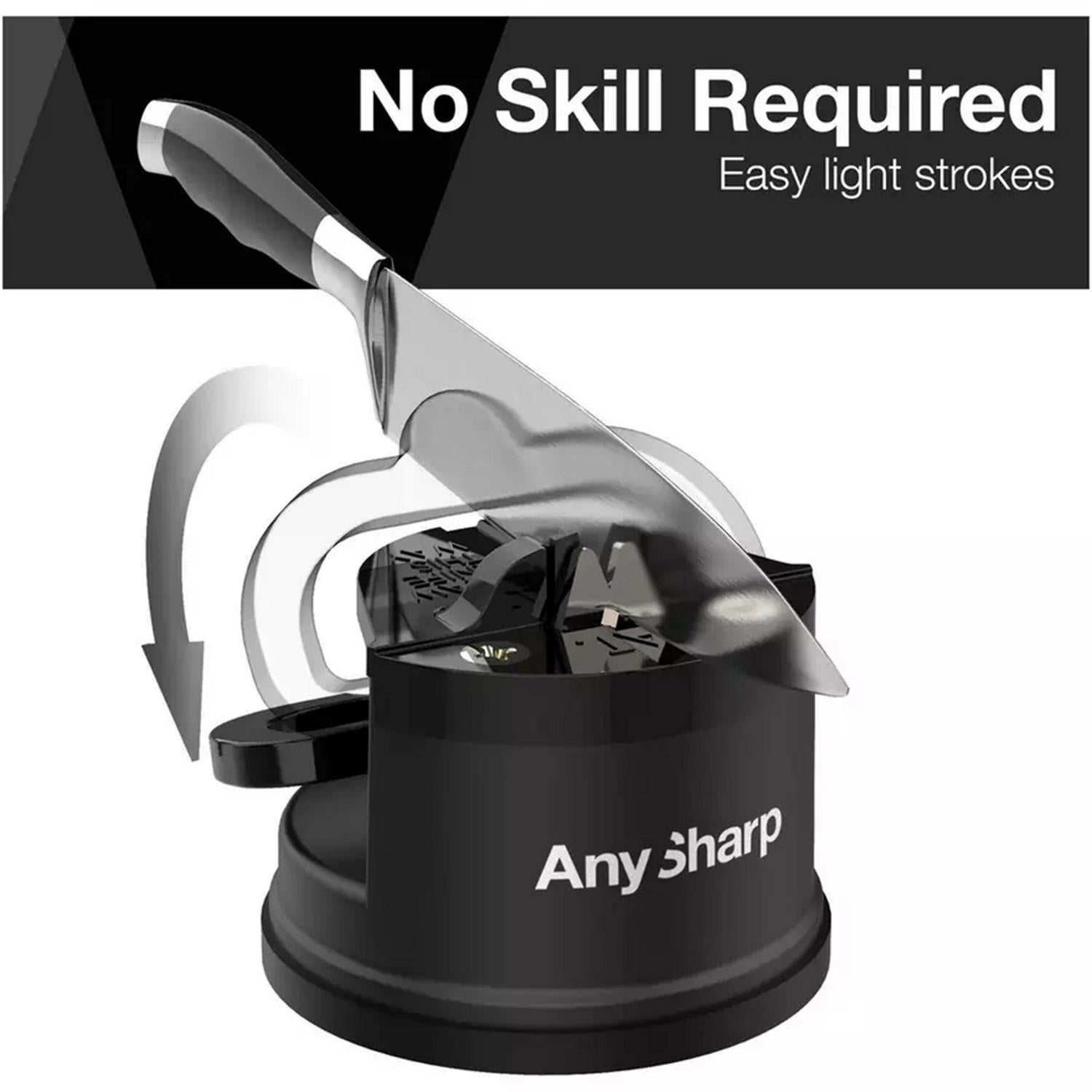 Anysharp knife sharpener Black H15.5 x W11 x D7cm - British product