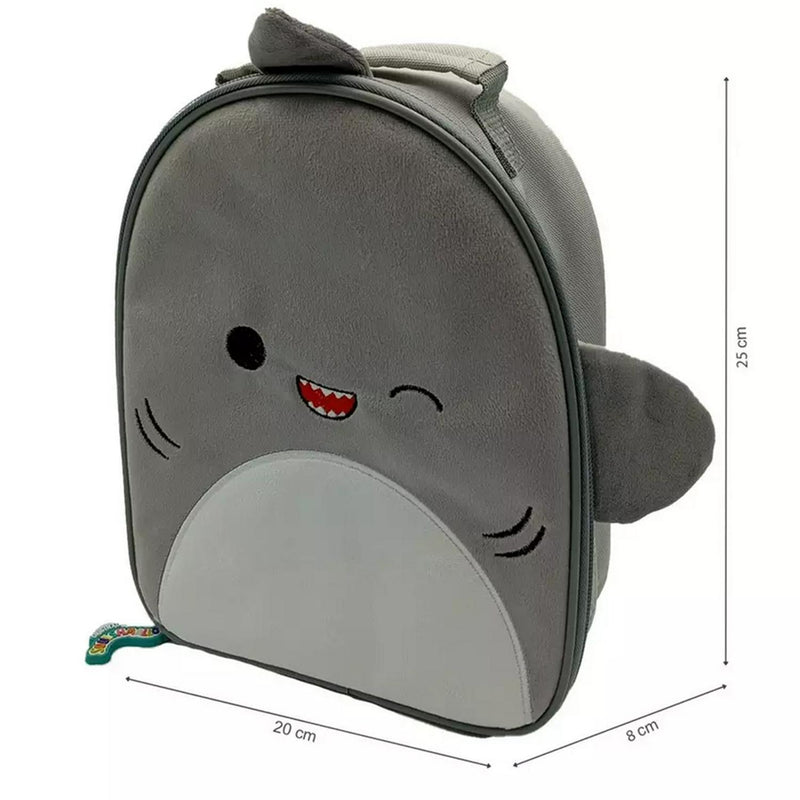 Squishmallows Gordon The Shark Furry Lunch Bag 24.5cm , UK version