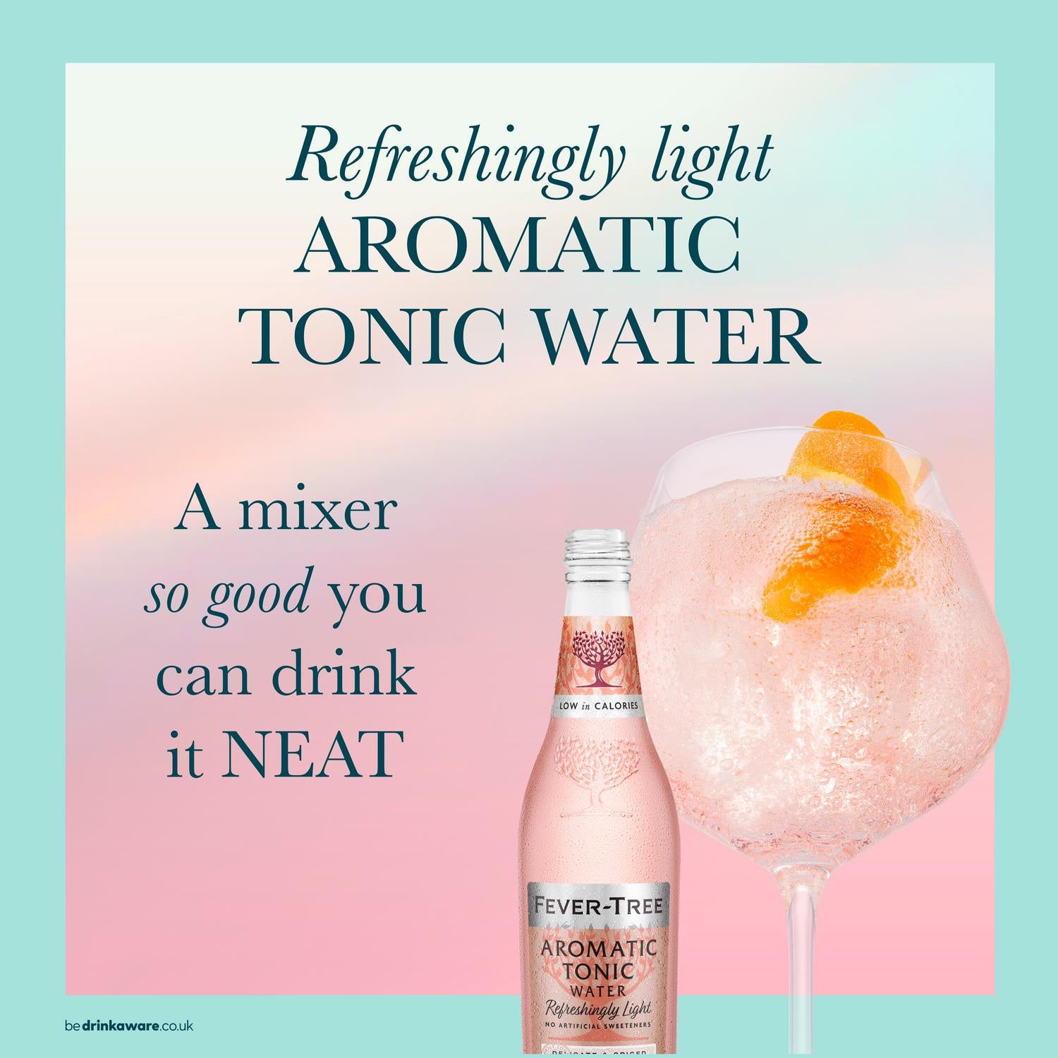 Fever-Tree Refreshingly Light Aromatic Tonic Water 500ml - British product