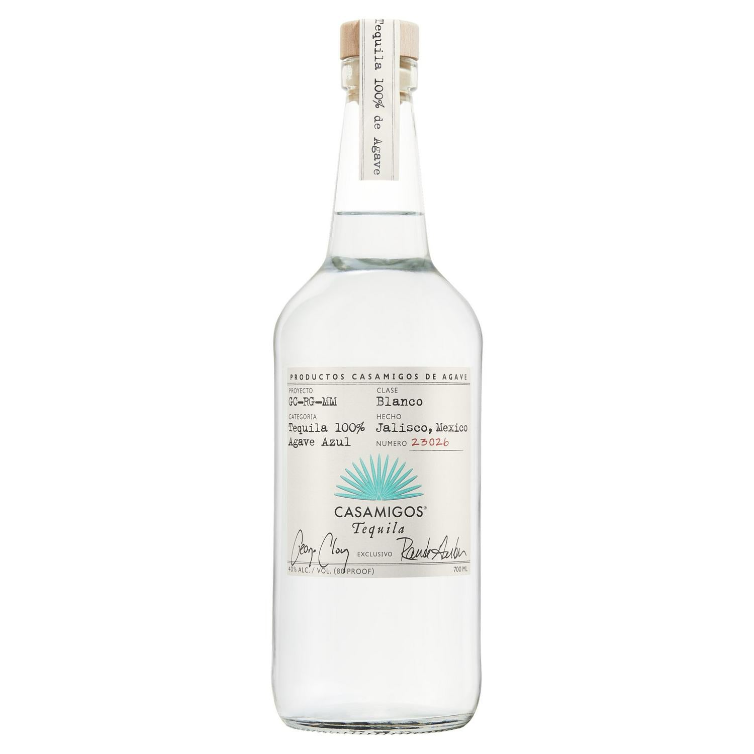Casamigos Blanco Tequila 70cl spirit bottle - British product
