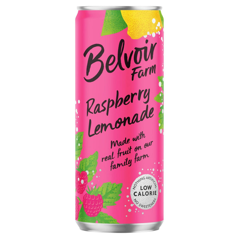 Belvoir Farm Raspberry Lemonade Sparkling Drink 330ml - British product