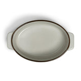 Habitat Small Ceramic Roaster Grey Speckle Finish, UK version