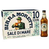 Birra Moretti Sale Di Mare beer bottle 10x330ml - British product