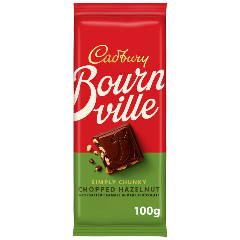 Cadbury Bournville Hazelnut Chocolate Bar 100g - British product